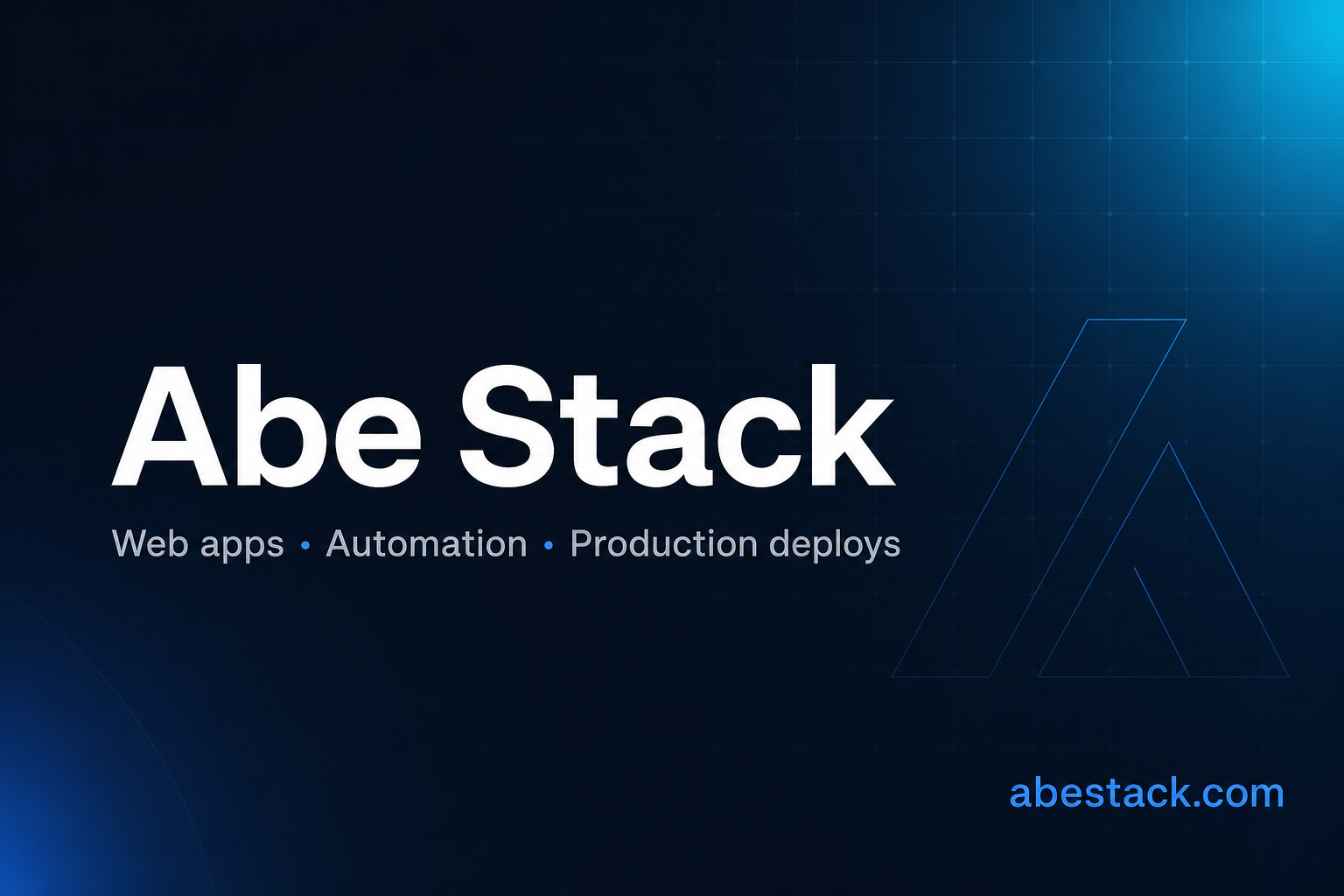 Abe Stack site preview